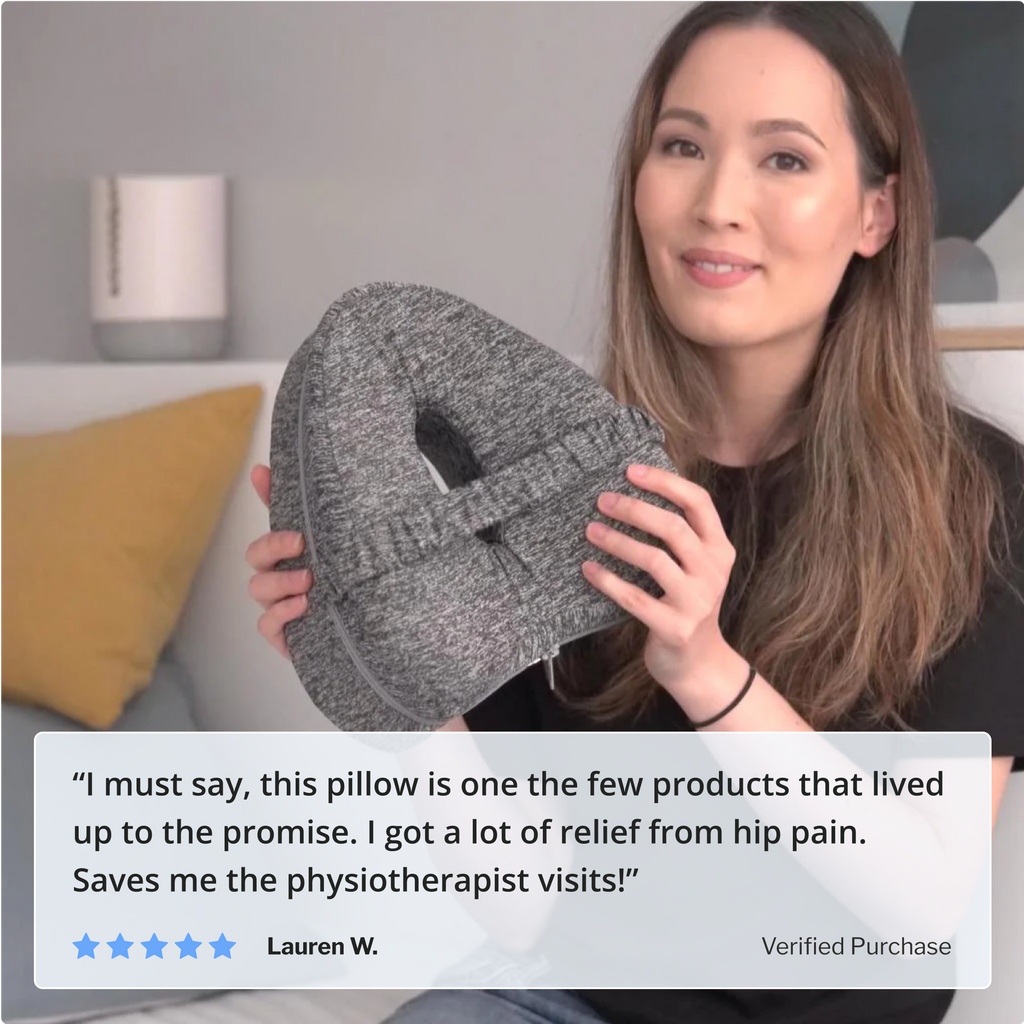 SmoothSpine™ Pillow - Relieves Hips, Back & Sciatica
