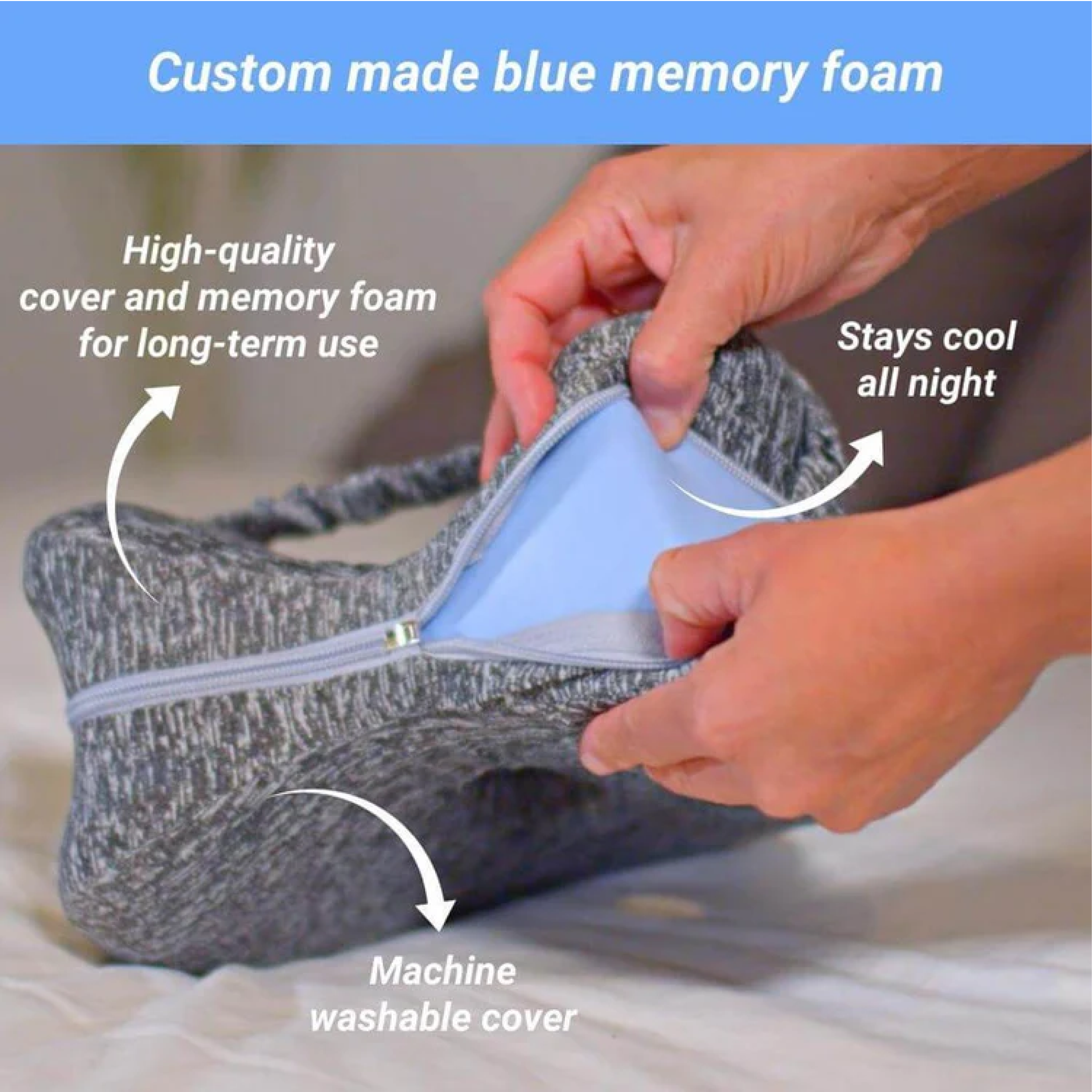 SmoothSpine™ Pillow - Relieves Hips, Back & Sciatica