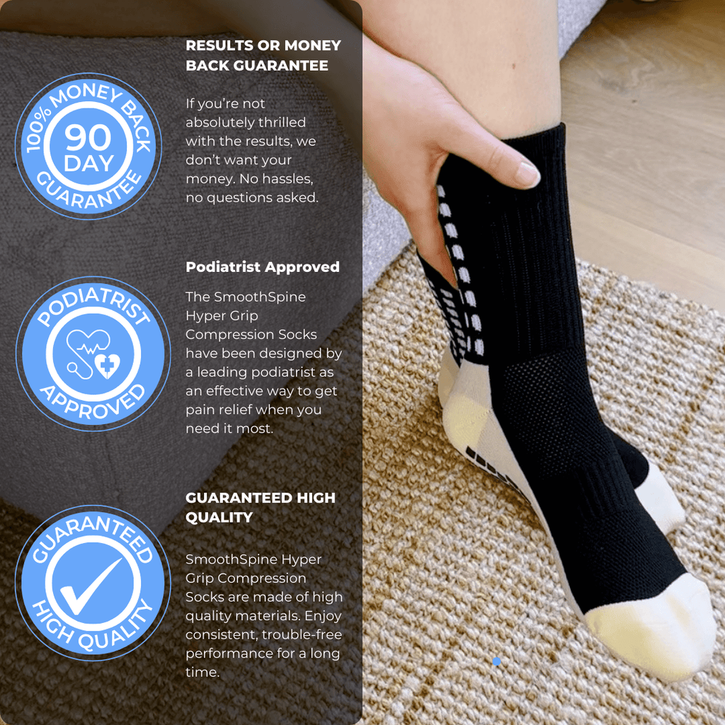 SmoothSpine™ Non-Slip Sleep Socks